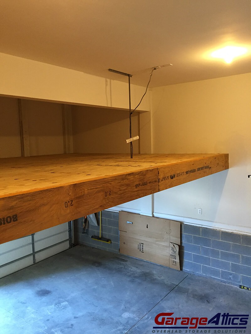 Loft Storage Solutions Custom Built Massive Overhead Garage Storage