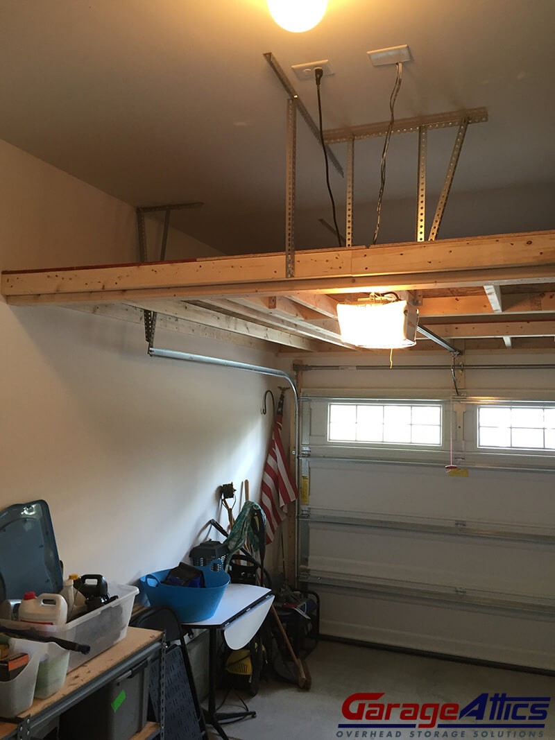 Loft Storage Solutions Custom Built Massive Overhead Garage Storage