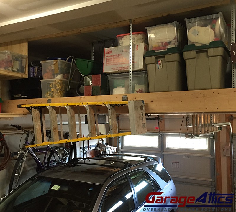 Garage Storage Loft Solutions Custom Overhead Garage Storage Lofts
